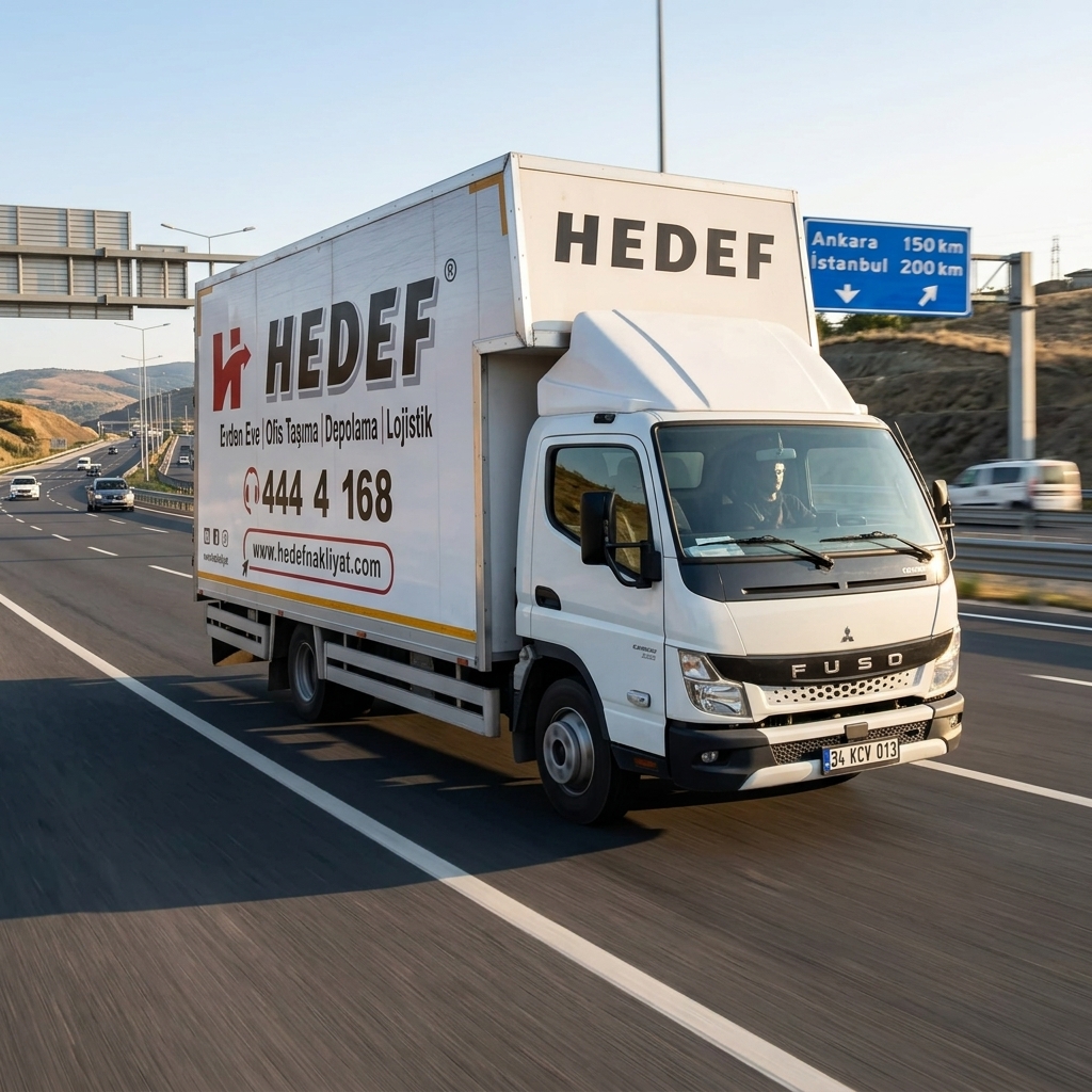 Ataşehir şehirler arası nakliyat tırının uzun yol transferi için hazırlanması